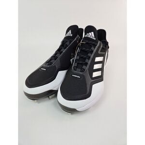Adidas Icon 7 Boost Baseball Cleats Metal Black White Men's Size 8 FY4178‎ New